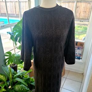 Sz XL Plaid sweater dress